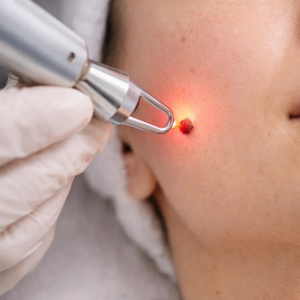 Laser mole removal treatment in Hyderabad