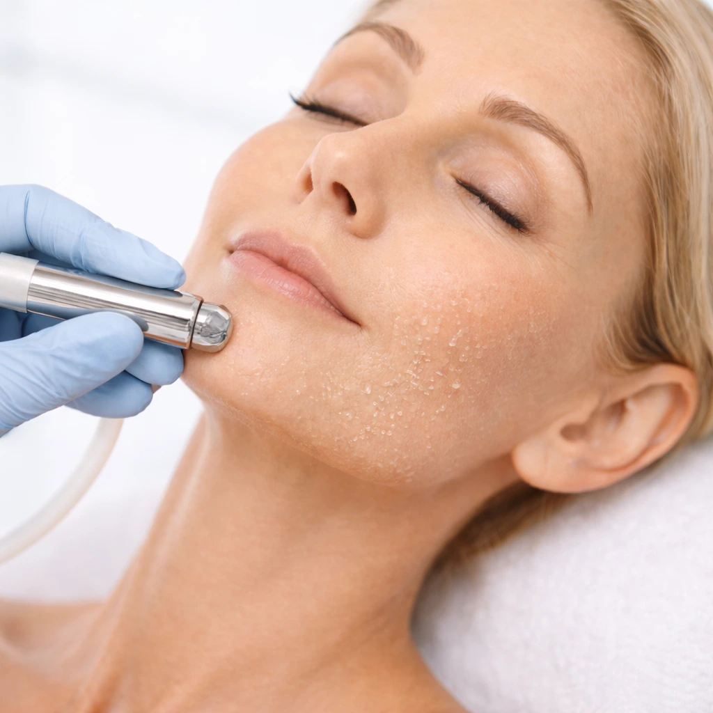 Microdermabrasion skin treatment
