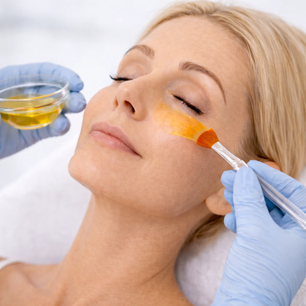 Under Eye Chemical Peel treatment by sweta clinics