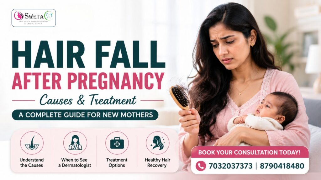 Hair Fall After Pregnancy_ Causes and Treatment - Sweta Clinics