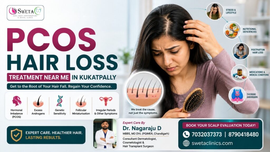 PCOS Hair Loss Treatment Near Me in Kukatpally - Sweta Clinics