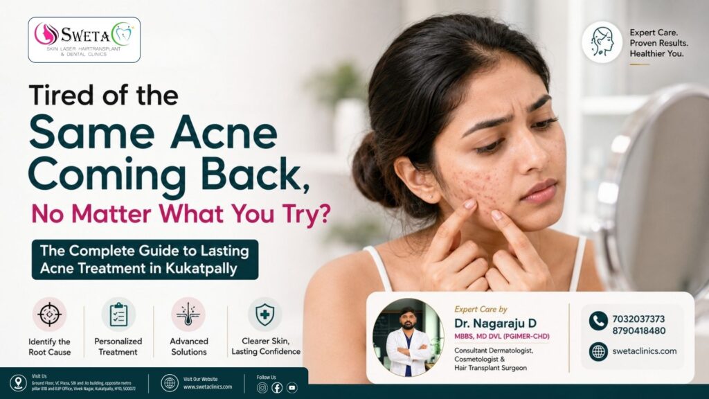 Tired of the Same Acne Coming Back, No Matter What You Try? - Acne Treatment - Sweta Clinics