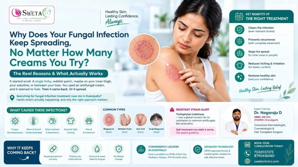 Fungal Infection Treatment Near Me in Kukatpally | Sweta Clinics