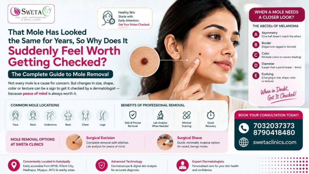 Mole Removal Near Me in Kukatpally | Sweta Clinics