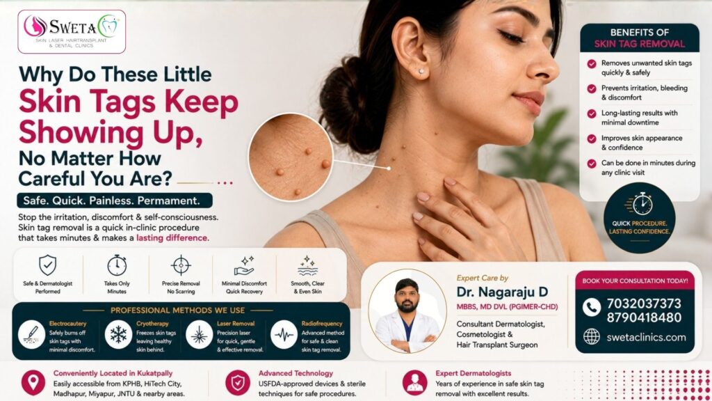 Skin Tag Removal Near Me in Kukatpally | Sweta Clinics