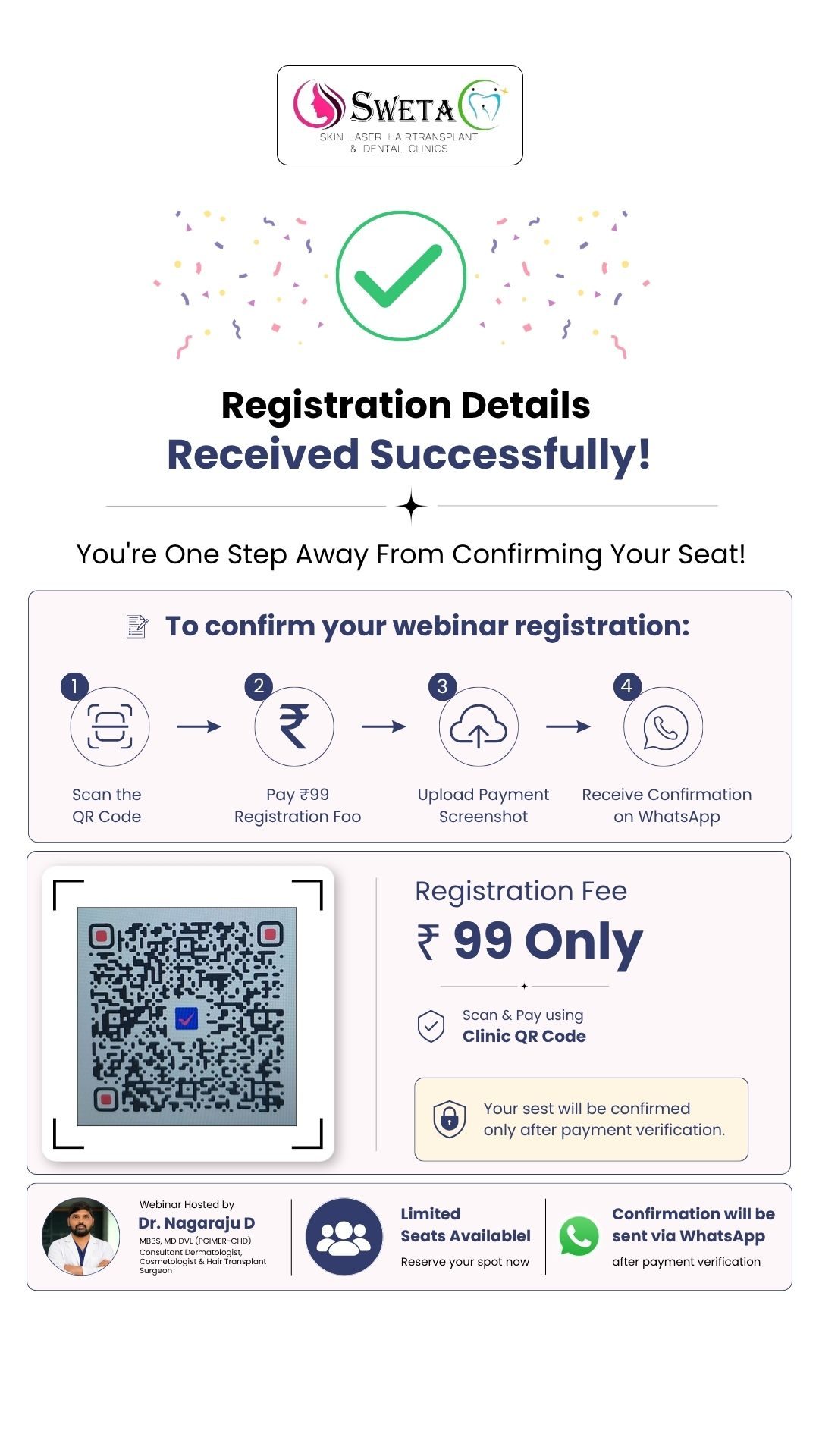 Hair Transplant Webinar Registration Thank you page - Sweta Clinics (2)